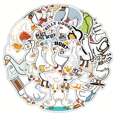 54 Goose Graffiti Stickers for Luggage Water Cup Guitar