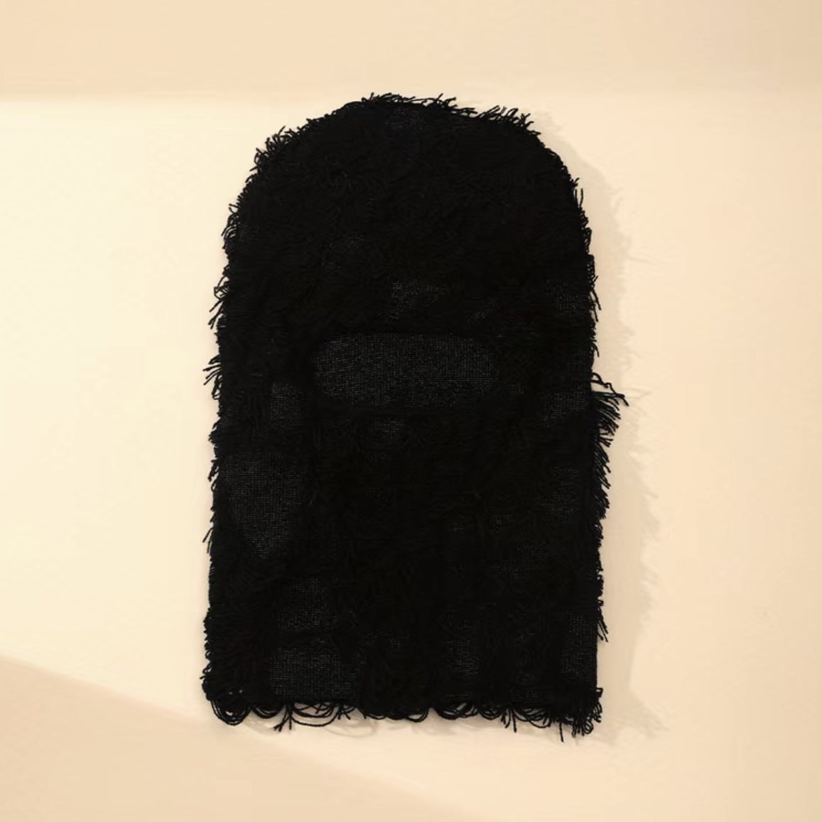 Distressed Knitted Full Face Mask Ski Shiesty Mask Camouflage Fleece Mask