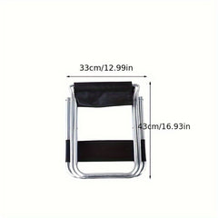 Foldable Fishing Stool Aluminium Alloy Outdoor Camping Seat