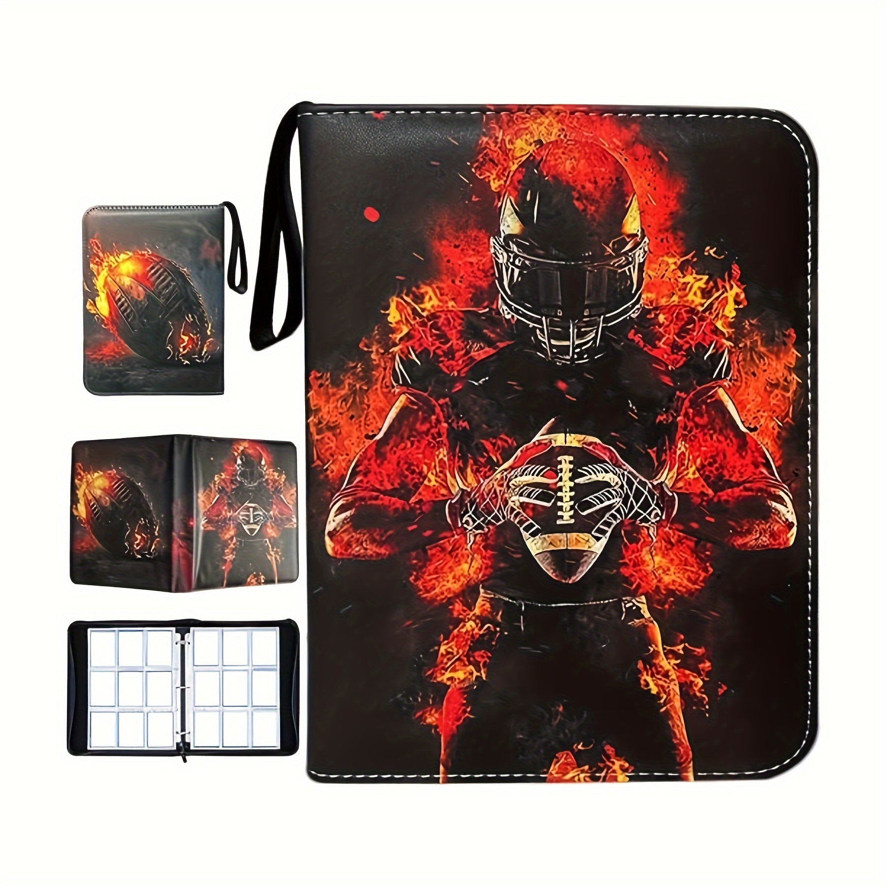Rugby Football Card Binder 900 Pockets Card Storage Case
