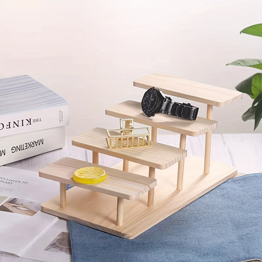 Wooden Glasses Display Frame Pine Hand Storage Rack Creative Desktop