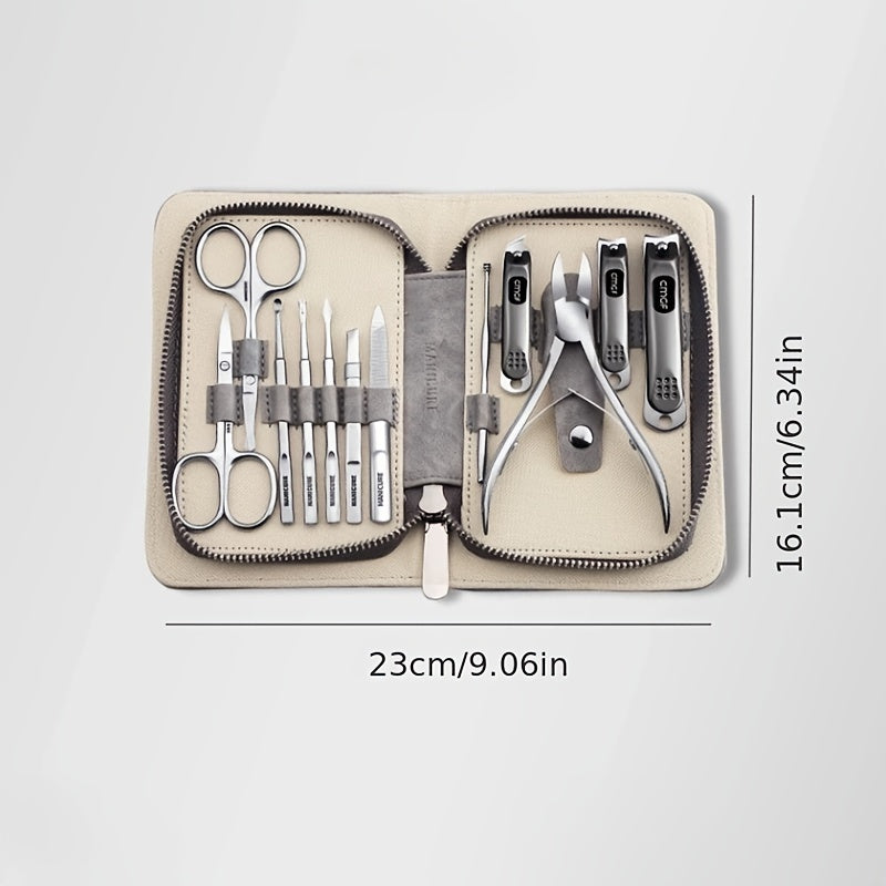 12pcs Nail Clippers Fingernail & Toenail Cutter Manicure Tool