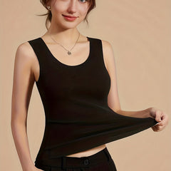 Seamless Thermal Underwear Top Sleeveless Tank Top Women's Lingerie