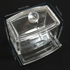 Cotton Swab Cotton Pad Holder Bathroom Storage Box