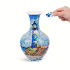 3D Puzzle Vase with 164 Curved Pieces Ideal Gift