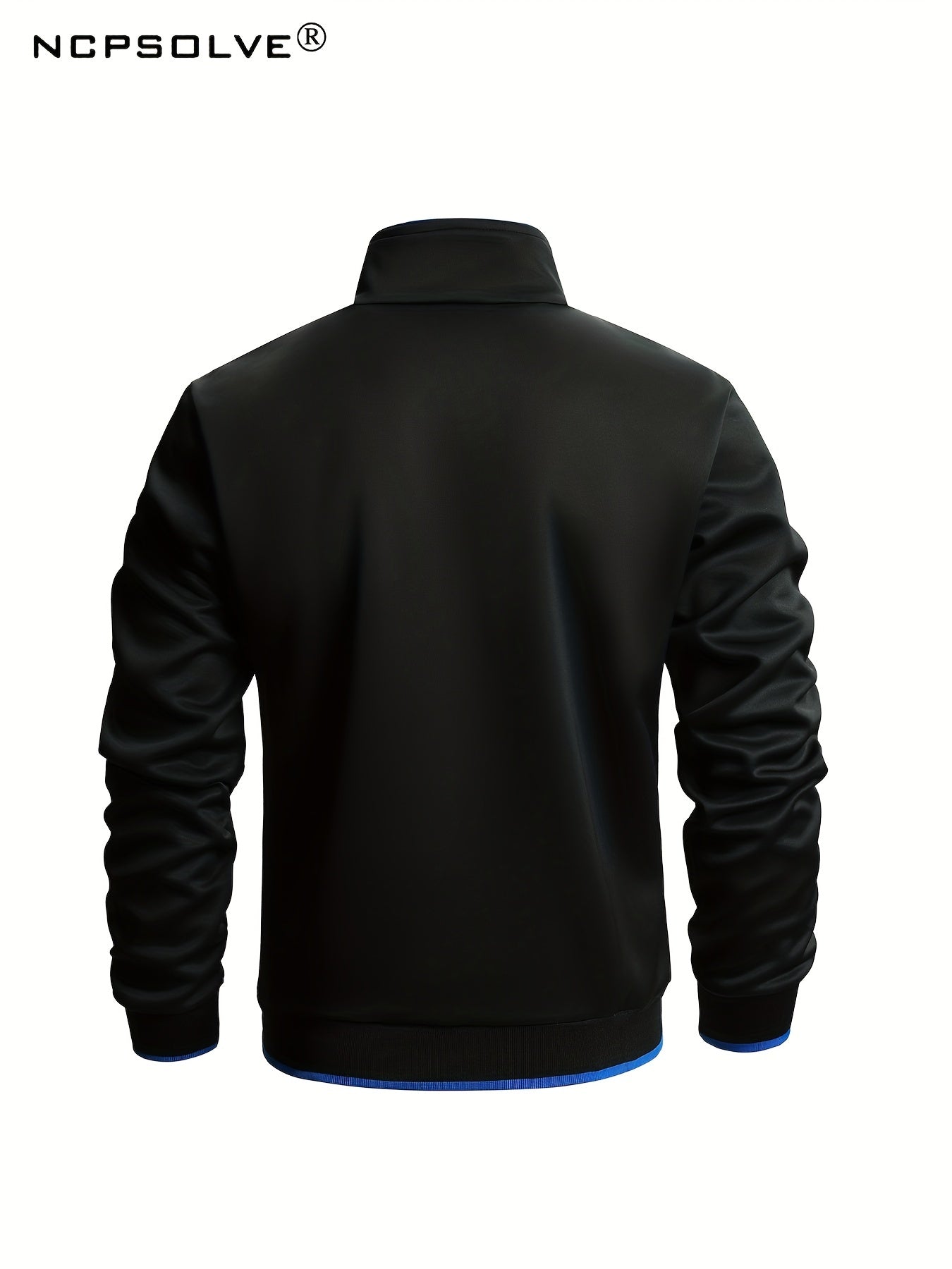 2pcs Men's Sports Suit Jacket & Active Stretch Pants