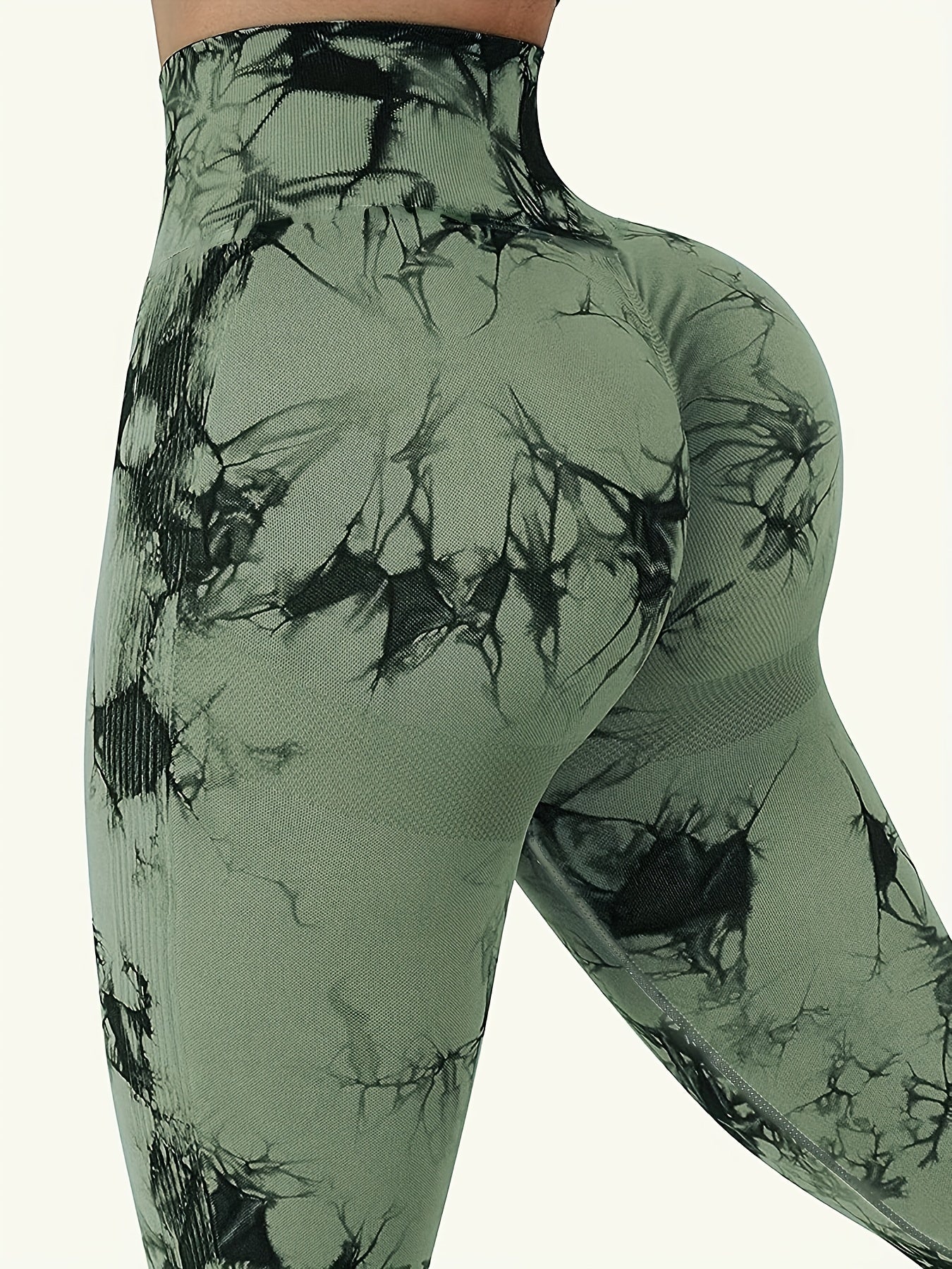 Tie Dye Seamless Leggings High Waist Yoga Pants Women's Activewear