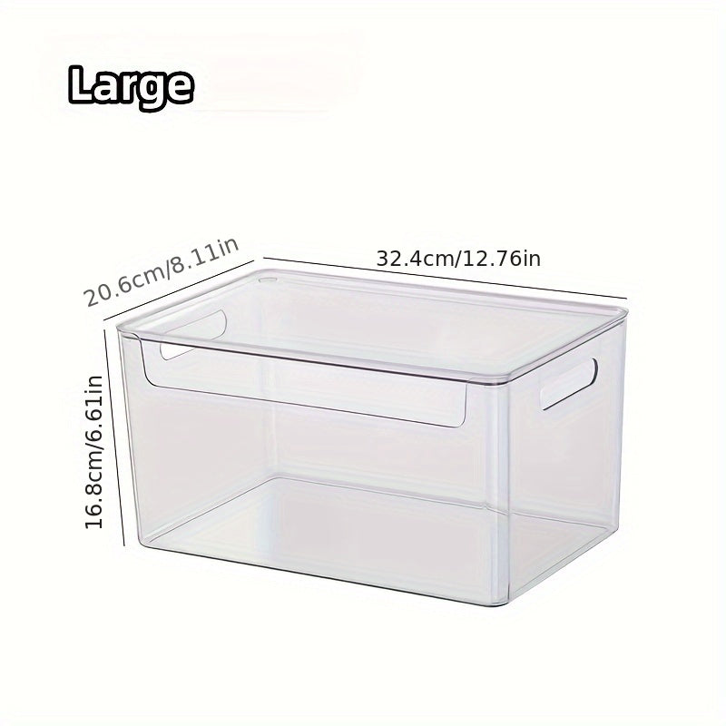 Transparent Storage Box with Lid Waterproof and Dustproof