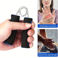 2pcs Hand Grip Strengthener Soft Foam Manual Hand Exerciser
