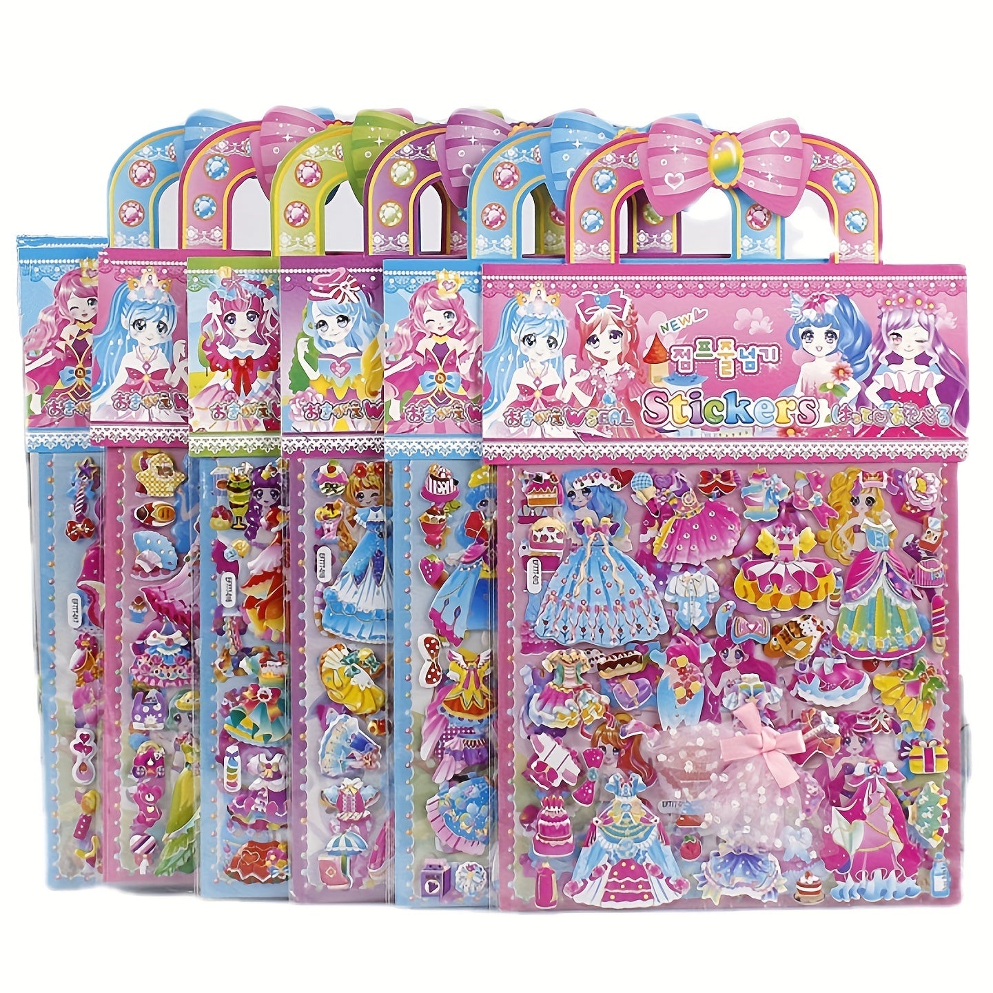 Dress Up 3D Sticker Activity Set for Kids - Random Christmas Halloween Themes