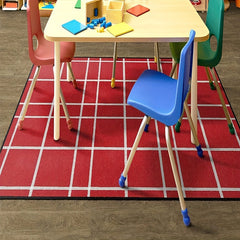 Large Check Pattern Carpet Area Rug Soft Non Slip Backing