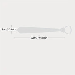 Solid Polyester Men's Zipper Necktie