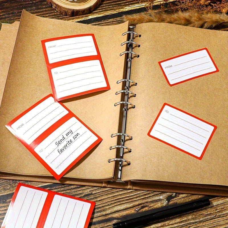 Self Adhesive Mailing Tags - 120 Sheets Blank Address Tags