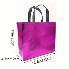 4PCS Large Reusable Glitter Gift Bags for Party Wedding Valentine's Christmas