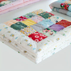 8pcs Cartoon Cotton Fabric Precut for DIY Sewing Patchwork Table Cloth