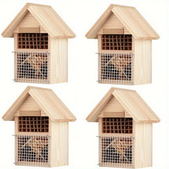Classical Cedar Insect House For Back Yard Solid Wood Construction
