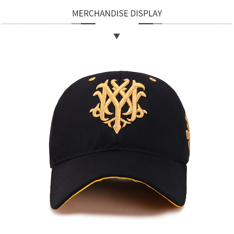 Embroidered Sunshade Sunscreen Baseball Cap For Men And Women