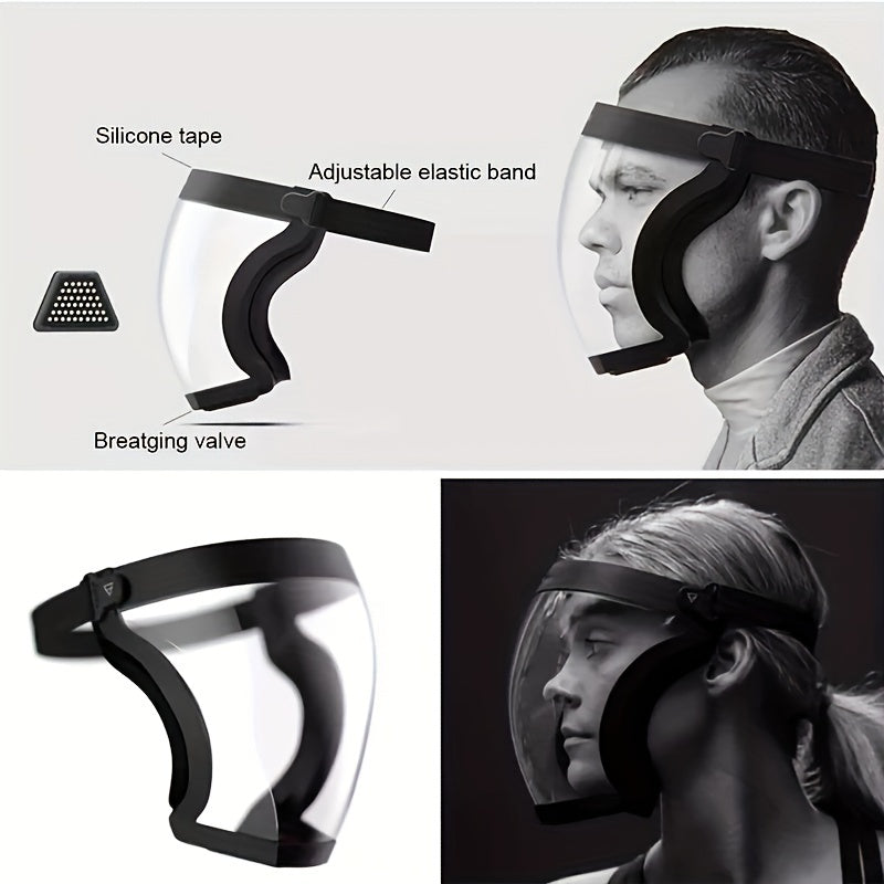 Full Faceshield Reusable Anti-fog Safety Glasses Mask
