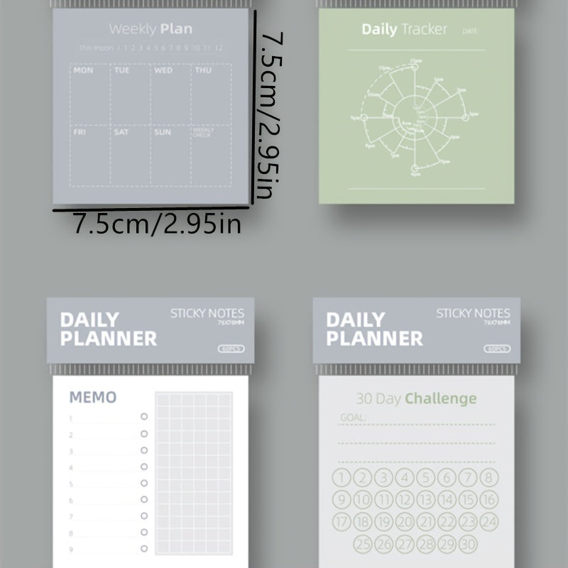 Retro Plan Notebook Four Styles To Choose From