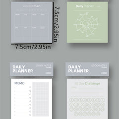 Retro Plan Notebook Four Styles To Choose From