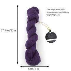 50g Tibetan Cloud 2 Strands Cow Velvet Thread Baby Thread Wool