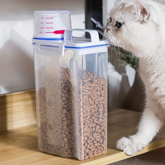Pet Vacuum Food Storage Bucket For Dry Storage Cat And Dog Food