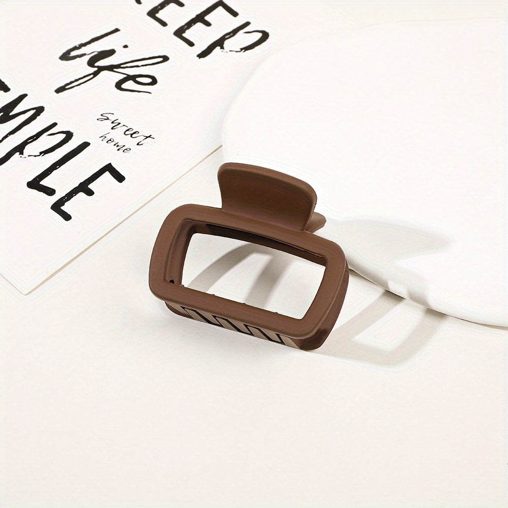 Small Candy Hair Claw Hollow Style Hair Claw Women Girls Shark Claw