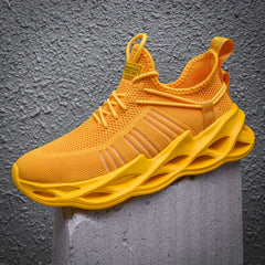 Men's Breathable Blade Sneakers Lace up Running Shoes