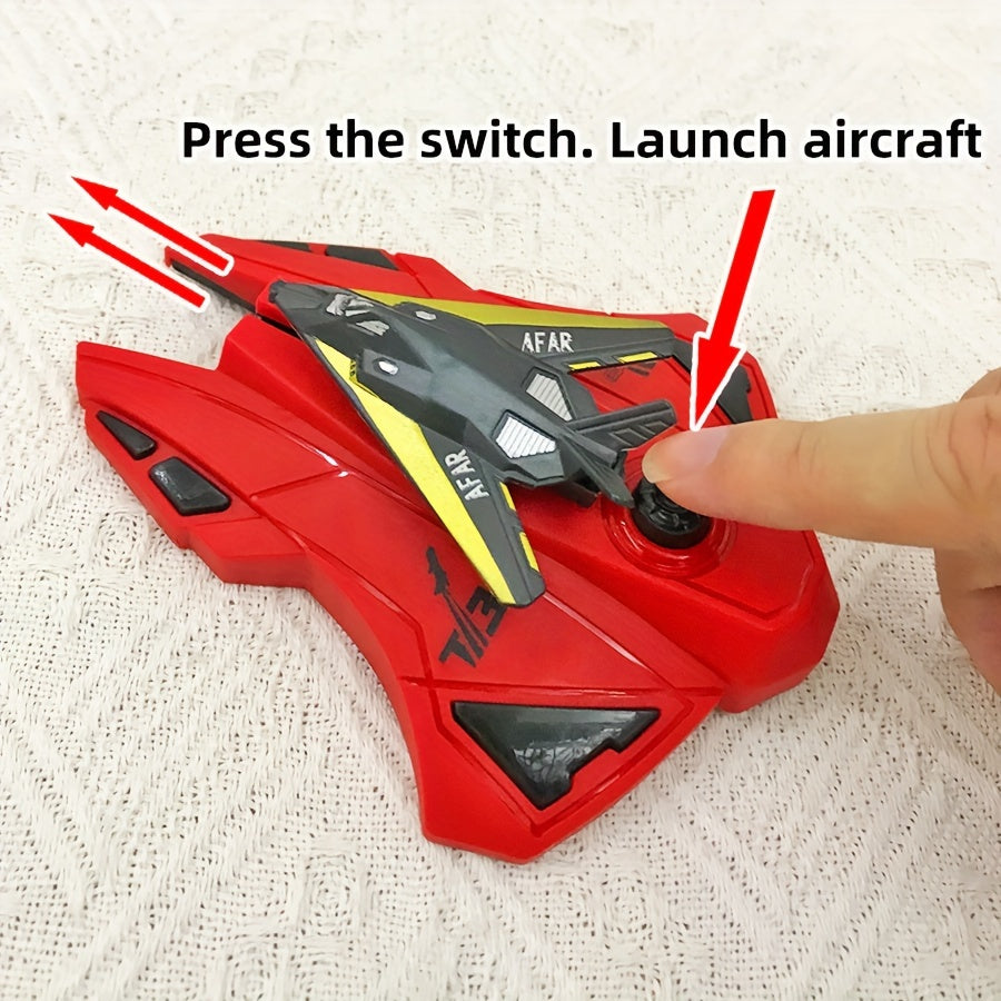 6 Pack Aircraft Launcher Toy Set for Kids Safe Plastic Construction Kit Ages 3-6