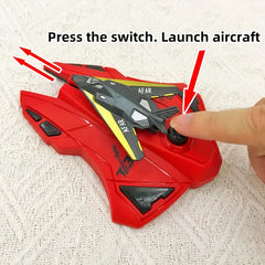 6 Pack Aircraft Launcher Toy Set for Kids Safe Plastic Construction Kit Ages 3-6