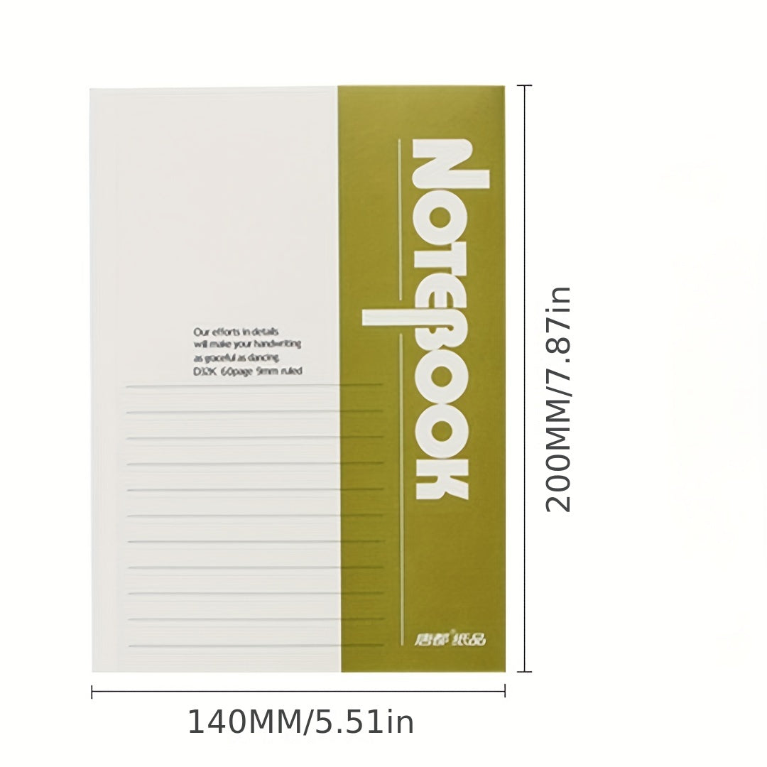 10pcs Thickened Notebook Notepad For College Students Stationery
