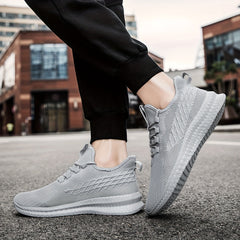 Men's Lightweight Knitted Running Shoes - Spring/Summer