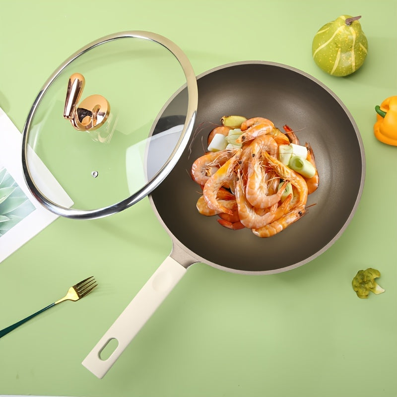 Nonstick Aluminum Frying Pan for Gas Stove & Induction Cooker