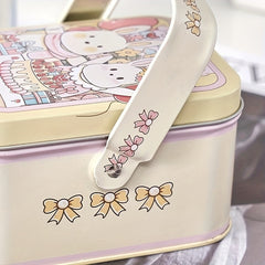 Christmas Rabbit Candy Box Tin Case Wedding
