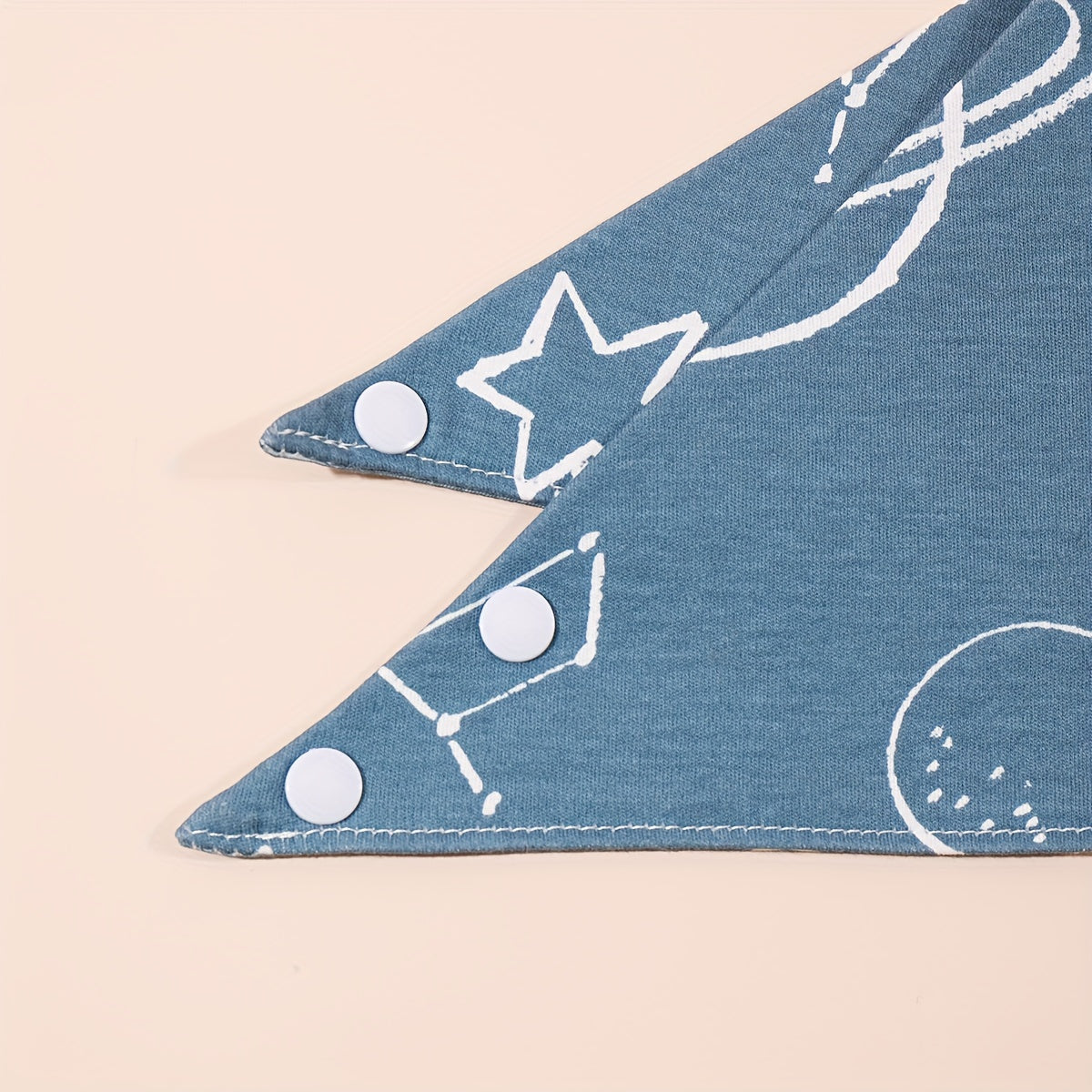 Assorted Cartoon Print Baby Bibs for Boys Girls, Pack of 2, 3, or 5