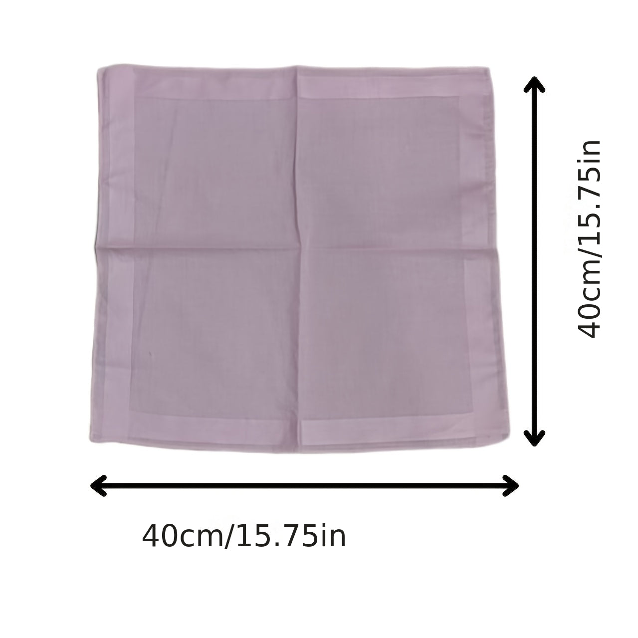 Navy & Plaid Cotton Handkerchief Unisex Soft Absorbent Pocket Square