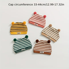 Striped Ball Baby Hat Head Cap Newborn Cap