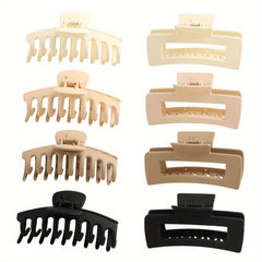 8pcs Large Hair Claw Clips Matte Strong Hold Big Jaw Clips for Women