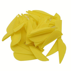 50pcs Arrow Vanes 5.08 Cm Fletching Shield Drop Shape Feather