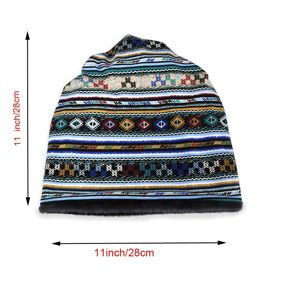 Slouchy Beanies Hats Womens Cotton Beanie Caps Thick Fleece Lined Knit Hat