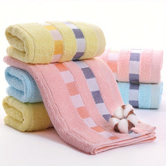 3pcs Absorbent Cotton Face Wash Towel for Adults - Bathroom Accessory