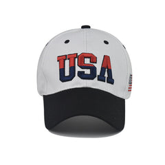 America Flag Grid Baseball Cap Adjustable Hat Women Hats For Summer