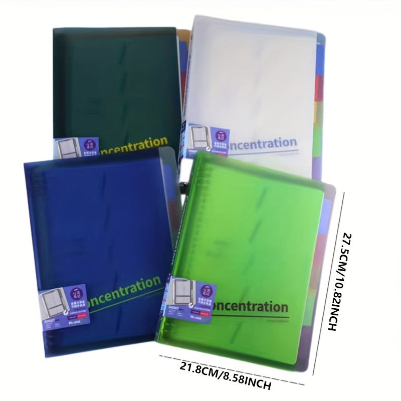 B5 Loose leaf Spiral Notebook with Divider Bag Labels