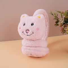 Women's Bear Earmuffs Soft Polyester Hand Washable