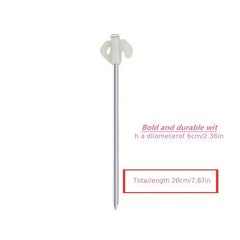 Fluorescent Tent Stakes Durable Ground Nails for Camping