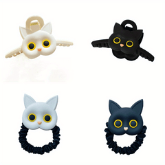 Silicone Cat Hair Claw Hair Clip Female Large Back Head Clip Cartoon Headwear