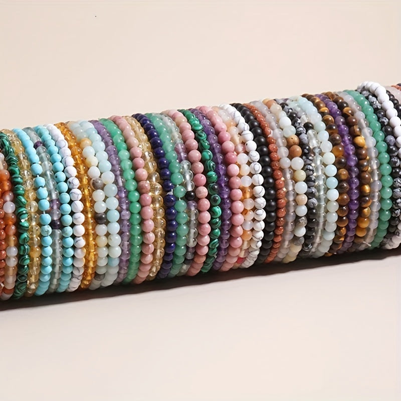 Colorful Stone Beaded Bracelet for Men