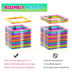 Multicolor Magnetic Building Blocks Set
