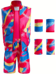 Men's Vintage Sportswear Bright Set for Party Costume