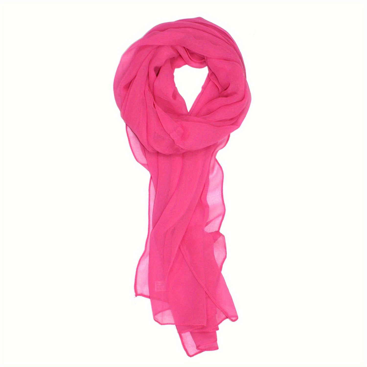 Solid Scarf Shawl Scarf Wrap Casual Polyester Head Wrap For Daily Decoration